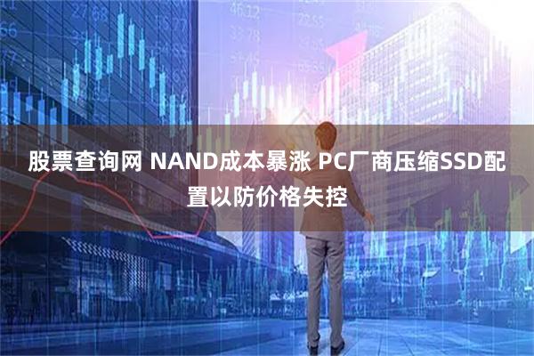股票查询网 NAND成本暴涨 PC厂商压缩SSD配置以防价格失控