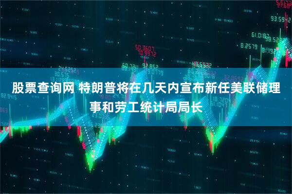 股票查询网 特朗普将在几天内宣布新任美联储理事和劳工统计局局长